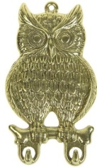 Крючок "Сова" 1х11,5х6,5 см (цвет блестящий)