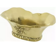 Конфетница &quot;Дамский Каприз&quot; 20х12х8,5 см (латунь, золото) Италия